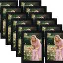 Schliersee 4x6 Picture Frames Black Set of 12, Elegent Black Frame for 4 by 6 Photo, Wall and Tabletop Display