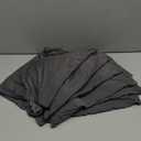 JQinHome 6 Pcs Dining Chair Slipcover,High Stretch Removable Washable Chair Seat Protector Cover for Home Party Hotel Wedding Ceremony (Grey)