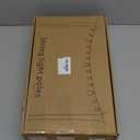 4 Pack String Light Poles,2.8Ft Metal Poles for Outdoor String Lights,Outdoor Light Poles with Post,Poles/Stand for Outside,Patio,Deck,Backyard,Garden Wedding,Party