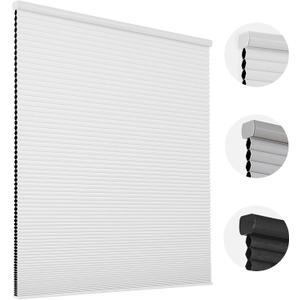 Joydeco Cellular Shades Cordless, 35 Inch Wide Blackout Cellular Blinds for Windows, Waterproof Honeycomb Blinds White Window Coverings for Bedroom, Living Room, Office, Kitchen (35" W x 64" H)