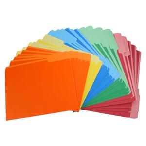 30x File Folders Multifunctional Folders Letter Size Folders Paper File Folders 5 Assorted Colors Folders for Documents