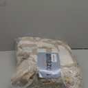 HANDONTIME Sofa Covers for Sectional Sofa Boho Couch Cover for Dogs Khaki Throw Couch Cover with Tassel Loveseat Covers Futon Cover L Shaped Cover Washable Chenille Couch Protector, 71" X150"