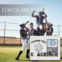 Thank You Coach Gift Picture Frame 4x6, Baseball Coach Gifts, Best Coaches Gift, Coach Appreciation Thank You Gifts Picture Photo Frames for Tabletop Desk Decor