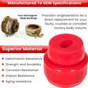 7-141 Body and Cab Mount Bushing Kit for Chevy Silverado & Sierra 1500/2500 2WD/4WD 1999-2014 Polyurethane Body Cab Mounts & Washers (Red 24PCS)
