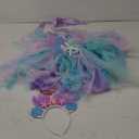 Koatobbor Girls Mermaid Costume Mermaid Tutu Dress Color Led Light Up for Halloween Birthday Party, 3-8Years