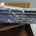 VIOLABBEY 18x18 Frame Set of 5, Black Picture Frames for 12x12 with Mat Spuare Photos Gallery Wall Frame