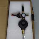 RX WELD Helium Tank Regulator Latex Balloon Filler Valve, CGA-580 Tank, Dual Latex And Foil Ballon Inflator (With Auto Foil Balloon Shut Off Valve)