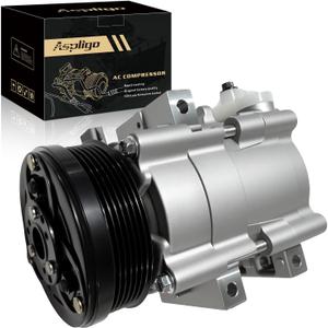Air Conditioner AC Compressor Fits for Ford F-150 1997-2001, Excursion 2003-2005, F-250/350/450/550(Super Duty),for Lincoln Blackwood CO 35112C, 58152,1L3Z19D786A