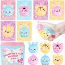 24 Pack Fidget Toys Stress Balls for Kids & Adults, Sugar Squishy Balls, Squishy Sensory Squeeze Toys for Anxiety/ADHD Relief - Sensory Stress Balls for Party Favors, Squeeze Toys for Boys & Girls