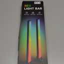 Light Bars with RGB+IC, 16.5-inch Bluetooth TV LED Backlight Suitable 45-85inch TVs, Smart TV Behind Lights with 16M Colors Scene and Music Modes for Gaming, Patry, Room Decotation (Mulitcolor)