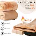 Buauty Plus Size Fleece Lined Tights Womens- Winter Warm Fake Translucent Thermal Pantyhose,Thick Leggings under Dresses (Large-X-Large, Nude)