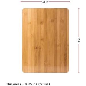 Bulk Wholesale Bamboo Cutting Boards – 17"x12" Large Blank Wood Charcuterie Trays, Grazing Platters for Home Decor, Party Use, Engraving Gifts, Epoxy Resin Art, or Rustic Wall Display