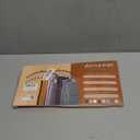 Legging Organizer for Closet, Metal Yoga Pants Hangers 2 Pack w/10 Clips Holds 20 Leggings, Space Saving Hanging Closet Organizer w/Rubber Coated Closet Organizers and Storage, Black