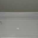 HOMZ 2-Pack Under Bed Storage, Clear Plastic Containers with Lids, 60 Quart, Gray Latch