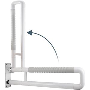 WochiTV Flip up Grab Bar 24.4 Inch Handicap Grab Bars Wall Mounted Toilet Handrail Anti Slip Bathroom Safety Bar for Senior Elderly Pregnant Aid