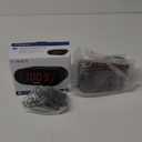 Timex T231G AM/FM Dual Alarm Clock Radio with 1.2-Inch Display and Line-in Jack (Gunmetal) (Black)