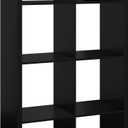 ClosetMaid Decorative Open Back 8-Cube Storage Organizer, Black