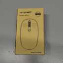 TECKNET Wireless Mouse, 2.4G Quiet Computer Mouse with USB Receiver, 4 Buttons Portable Cordless Mice for Chromebook, Laptop, PC, Mac, 800/1200/1600 DPI - Pink