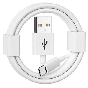 6FT USB C Apple TV Remote Cable for Apple TV Remote (3rd Gen), 4th Gen, Siri Remote (3rd Gen), 4K Remote (3rd Gen), iPhone 17 16 15, 17/16/15 Pro Max,17Air, 16 15 Plus Car Charger Cable Replacement (White)