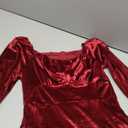 Velvet Long Sleeve Wide Leg Jumpsuits for Women Dressy V Neck Belted Romper One Piece Fall Outfits with Pocket S