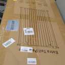 Fairy Baby 51.18" Extra Tall Pet Cat Gate, 48.5"-56.2" Extra Wide Baby Gate for Doorways Stairs Hallway Kitchen, Tall Cat Safety Gate Pressure Mounted, Walk Thru Auto Close Metal Dog Gate, Black