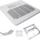 OZXC RV Roof AC Distribution Grille Cover, Air Conditioning Return Kit, Air Conditioner Quick-Cool Duct Exhaust Type Replace 3105935.047 Compatible with Camper Trailer