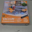 GONGSHI Vacuum Storage Bags, Space Saver Bags for Clothing,Blankets,Comforters, Pillows, Clothes,Travel,12 Combo