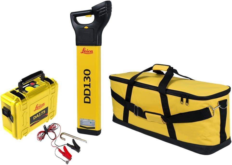 6014157 Leica DD130 Underground Utility and Cable Locator with low frequencies (512Hz  640Hz) Depth Package