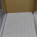 Smarpau Large Cork Board for Walls, 48"x36" Bulletin Board, 12 Pack Slat Felt Wall Tiles with Pushpins Removable Security Tabs, Pin Board for Office Wall Organizer Protector -Light Camel