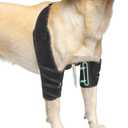 Dog Elbow Protector Brace for Canine Pads Elbow&Shoulder Support Callus, Hygroma, Dysplasia, Arthritis, Dislocation, Pressure Sores, with Metal Splints Wrap Both Left and Right Front Legs, Size: L