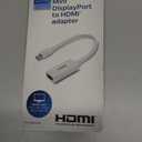 Philips Accessories Mini DisplayPort to HDMI Adapter, Unidirectional, Audio and Video, Full HD 1080p, 4K Ultra HD @ 30Hz, Slim Compact Portable Design, SWV9200F/27, White (Pack of 2)