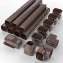 3'' 22.5Ft Mini Split Line Set Cover, Upgraded UV-Proof PVC Pipe