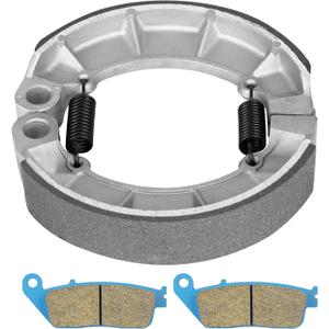 Front and Rear Brake Shoes Pads for Honda Shadow Spirit VT750 C2 DC 2001-2014, VT750 Aero 2004-2015, Shadow Phantom C2B 2010-2021, Deluxe C/CD 1998-2003, VT750 RS 2010-2014, Replace for FA196 34