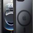 Newfuture Designed for iPhone 17e Case & iPhone 16e Case with Magnetic [13 FT Military Drop Protection] [Compatible with Magsafe] Slim Translucent Shockproof with Anti-Fingerprint Phone Case, Black