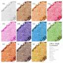 KYDA Light Brown Single Glitter Eyeshadow, Super Pigmented Pearl Brown Eyeshadow, Glitter Sparkly Shimmer Eye Shadow Compact, Lasting Waterproof Mini Eyes Makeup Eyes Brightener for Women