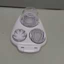 3-In-1egg Slicer For Hard Boiled Eggs,Stainless Heavy Duty Steel Egg Slicer Kitchen Gadget, Fit Strawberry,Apple,Banana,Cherry,Tomato,White