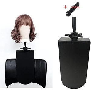 Chair Mannequin Head Clamp Stand with Clip for Wigs and Trainning Head Sturdy and Durable Adjustable Wig Head Stand Holder for Cosmetology Hairdressing Seat Back Clamp Chair Mannequin Head Clamp Stand with Clip for Wigs and Trainning Head Sturdy and Durable Adjustable Wig Head Stand Holder for Cosmetology Hairdressing Seat Back Clamp