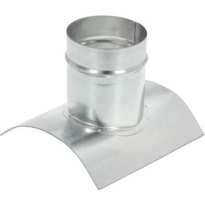 PATIKIL Duct Connector, Saddle Take Off 90 Degree 8" Duct to 4" Outlet Saddle Branch Extension Duct Splitter Round Duct Fittings for Exhaust Fan Dryer HVAC Vent System