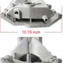 52033 Vortec Intake Manifold Aluminum Single Plane Compatible with Small Block Chevy GEN1 SBC 305 350 1996-2002 3,000-7,500 RPM Silver