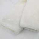 Abbyabbie.Li Flower Girl Dress Coat,Girl Cozy Faux Fur Bolero Shrug Accessories Princess Cape (White, S)