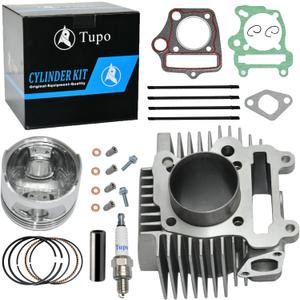 Tupo 47mm 89cc Cylinder Piston Ring Gasket Top End Rebuild Kit Compatible with Polaris Sportsman 90 Outlaw 90 2007-2016 ATV Replaces 0454934 0453430 0453418 0455335 0454933 0453451
