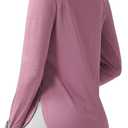 WILLIT Women's Long Sleeve Workout Tops Running Athletic Quick Dry Shirts Lightweight Yoga Gym T-Shirts UPF 50+ (Purple, S)