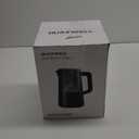 1.5L Electric Kettle Stainless Steel, Double Wall Cool Touch Teapot, Fast Boil,5 Temperature Control, LED Display, Auto Shut-Off, BPA-Free,Keep Warm Function, Ideal for Tea & Coffee,Black