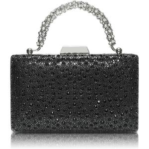 CARIEDO Women's Sparkling Clutch Purse Elegant Glitter Evening Bags Bling Evening Handbag for Dance Wedding Party Prom Bride