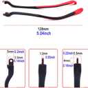 Child Eyeglass Arms 1 Pair Glasses Replacement Temple Silicone Frame Legs Screw and Screwdriver
