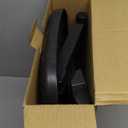 Mind Reader Foot Rest, Under Desk at Work, Ergonomic, Height Adjustable, Office, Plastic, 17"L x 13"W x 6.25"H, Black