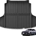 SMABEE Original 2025 Sonata Cargo Liner, Custom Fit for 2021-2025 Kia K5 / 2020-2025 Hyundai Sonata N-line Hybrid All Weather Trunk Mat, TPE 2025 Sonata K5 Accessories Interior Vehicle Mat Black