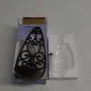 Esschert Design TH31 Thunder/Weather Glass Barometer with Cast Iron Filigree Holder and Overflow Pan, Antique Brown