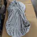 hyha Individual Couch Cushion Covers, Stretch Magic Sofa Seat Cushion Covers Washable, Dog Couch Sofa Slipcover for Pets, Kid with Elastic Bottom(Medium, Grey)