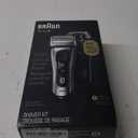 Braun Series 8 Electric Razor for Men, with 4+1 Shaving Elements & Precision Long Hair Trimmer, Close & Gentle Even on Dense Beards, Wet & Dry Electric Razor with 60min Runtime, 8517s Galvano Silver (5 Piece Set)